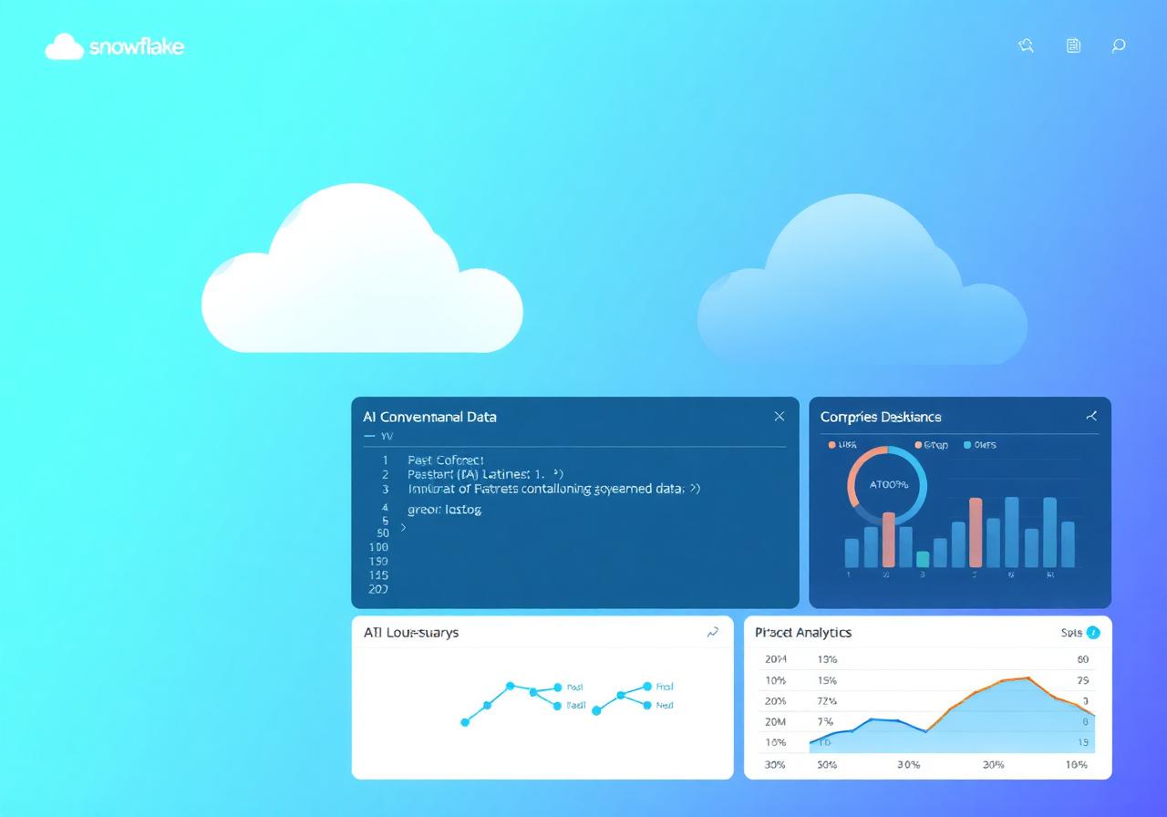 AI-powered data insights surfacing anomalies and patterns on a governed data platform